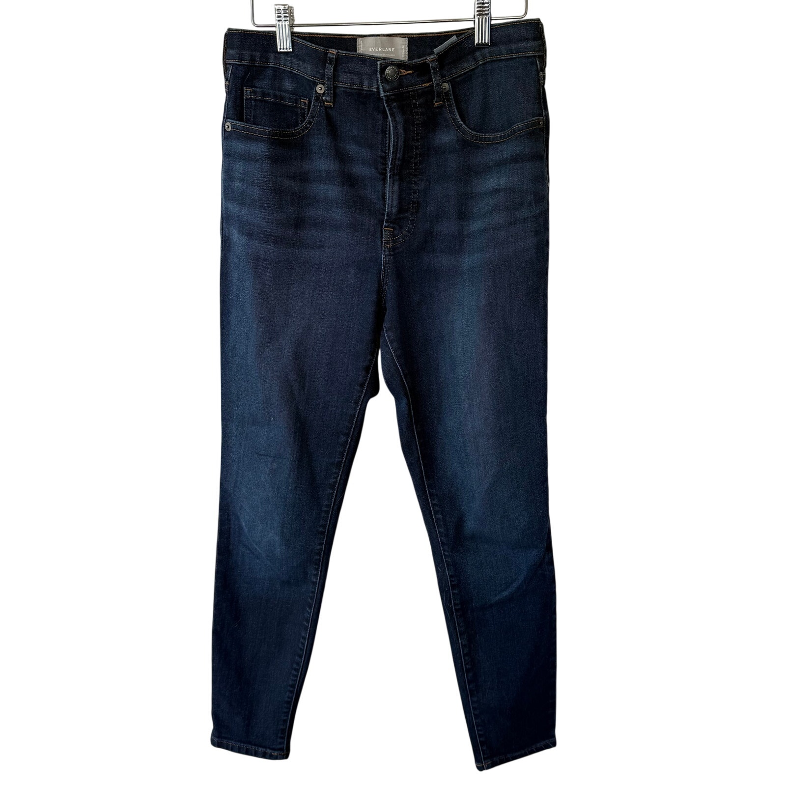 Everlane The Authentic Stretch High Rise Skinny Blue Jeans Size 29r